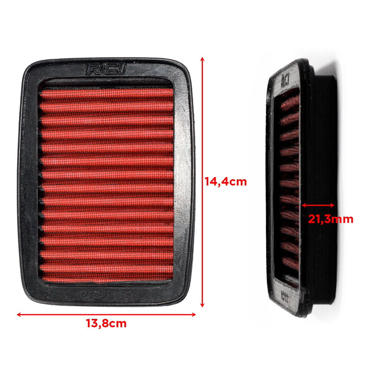 RCI62 FILTRO DE AR INBOX APACHE RTR 200 2018 EM DIANTE TODAS RCI Go Power