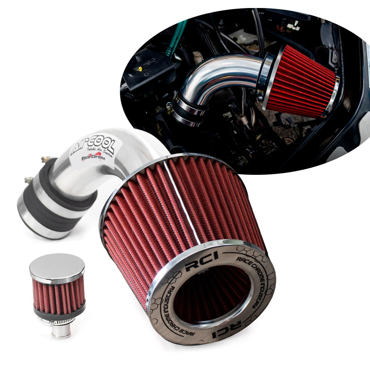 RC371 – KIT INTAKE FIESTA / ECOSPORT 1.0/1.6CC 2003 ATÉ 2010