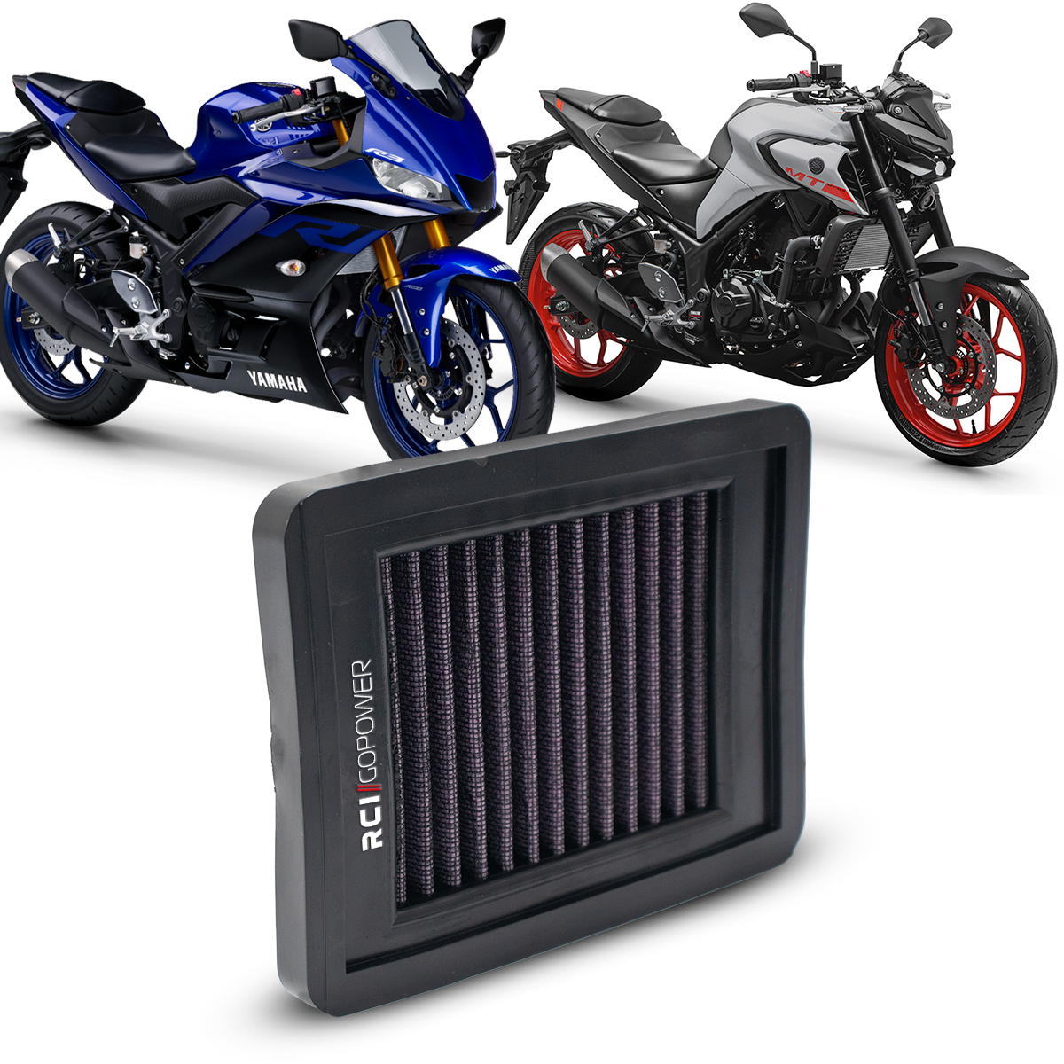 RCI30 FILTRO DE AR INBOX YAMAHA R3 (YZF-R3) 300 / MT-03 2016 EM DIANTE
