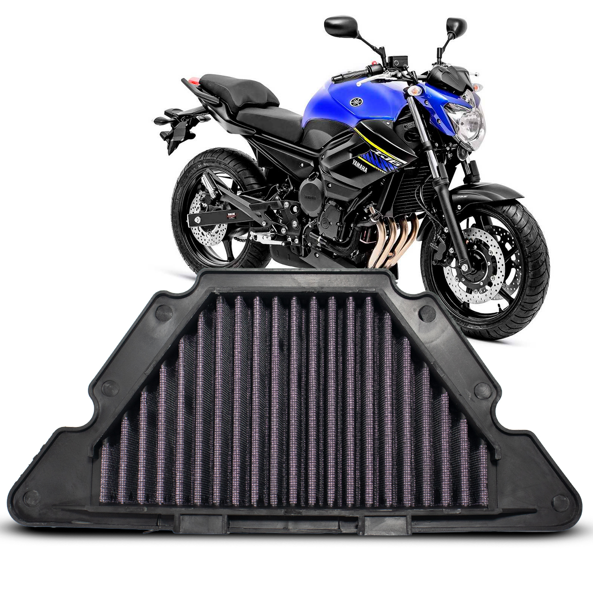 RCI26 FILTRO DE AR INBOX YAMAHA XJ6 TODAS