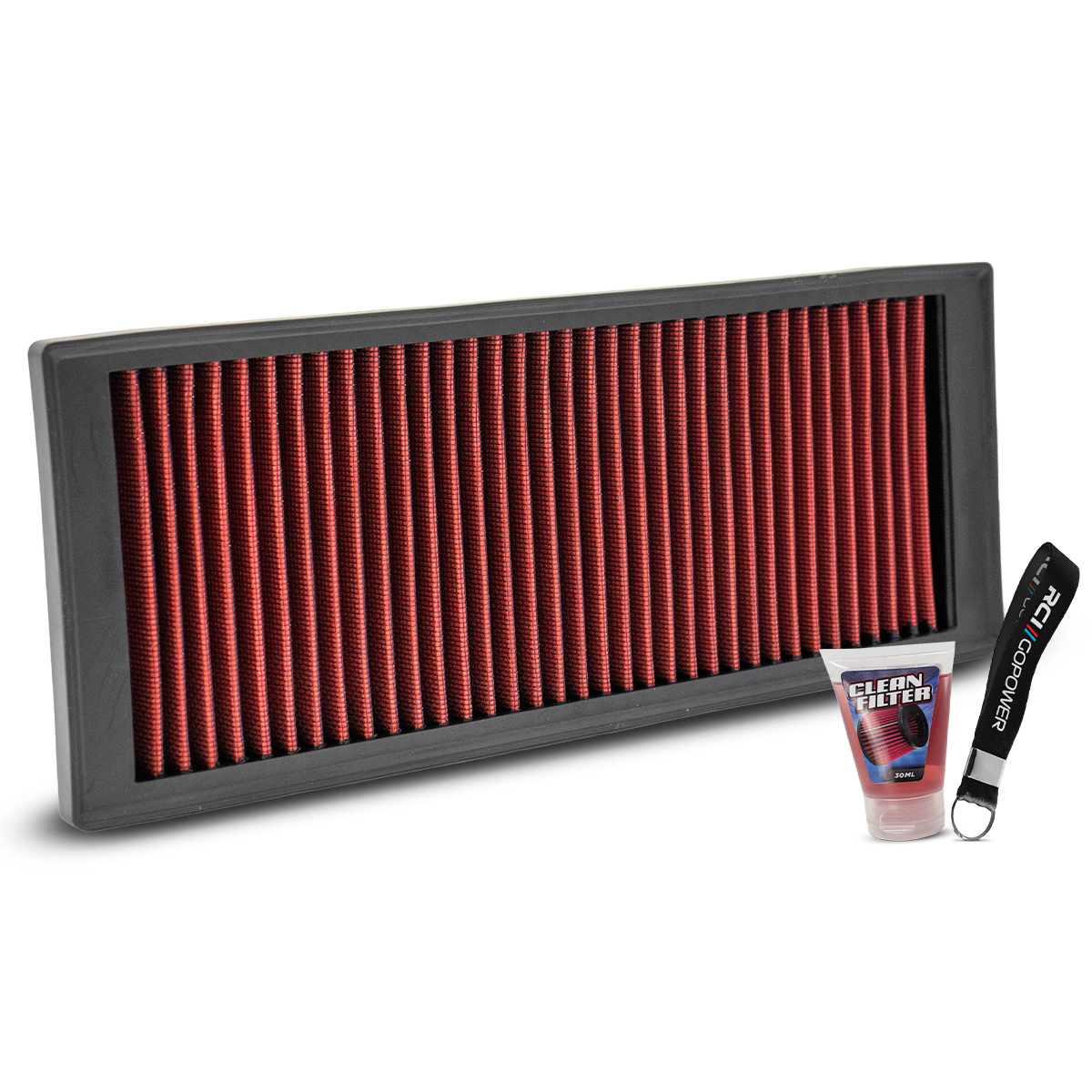 RCI124 FILTRO ESPORTIVO INBOX TIGUAN 2.0 TSI 2007…/ JETTA/ FUSCA 2.0 TSI 2011/2015 / PASSAT 2.0 TSI 2011/2014 – AUDI A3 2.0 TFSI 2006/2013 / AUDI Q3 2.0 TSFI 2012/… / AUDI TT 2.0 TFSI 2010/2014