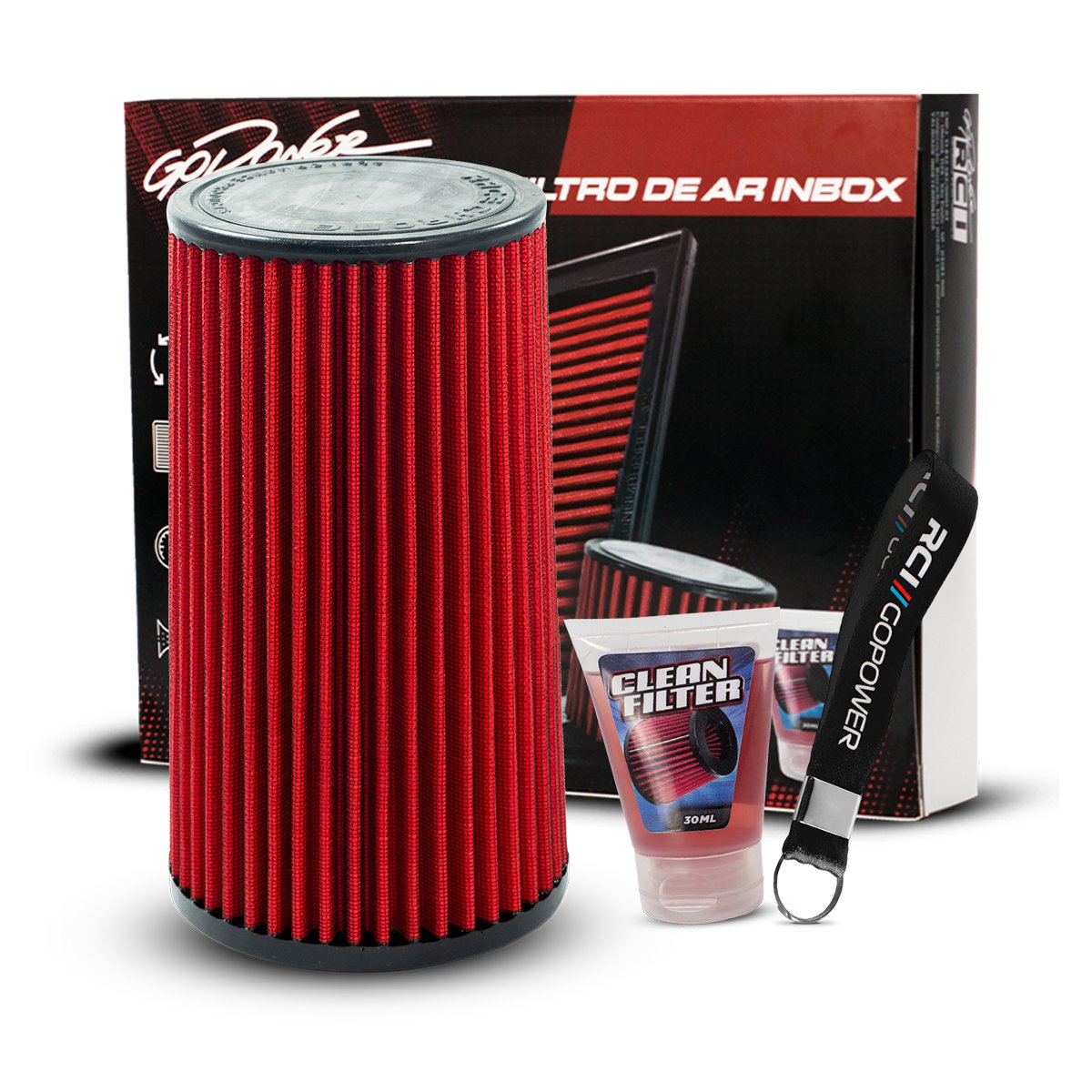 RCI148 FILTRO ESPORTIVO INBOX BRAVO 1.4 T-JET 2011 EM DIANTE