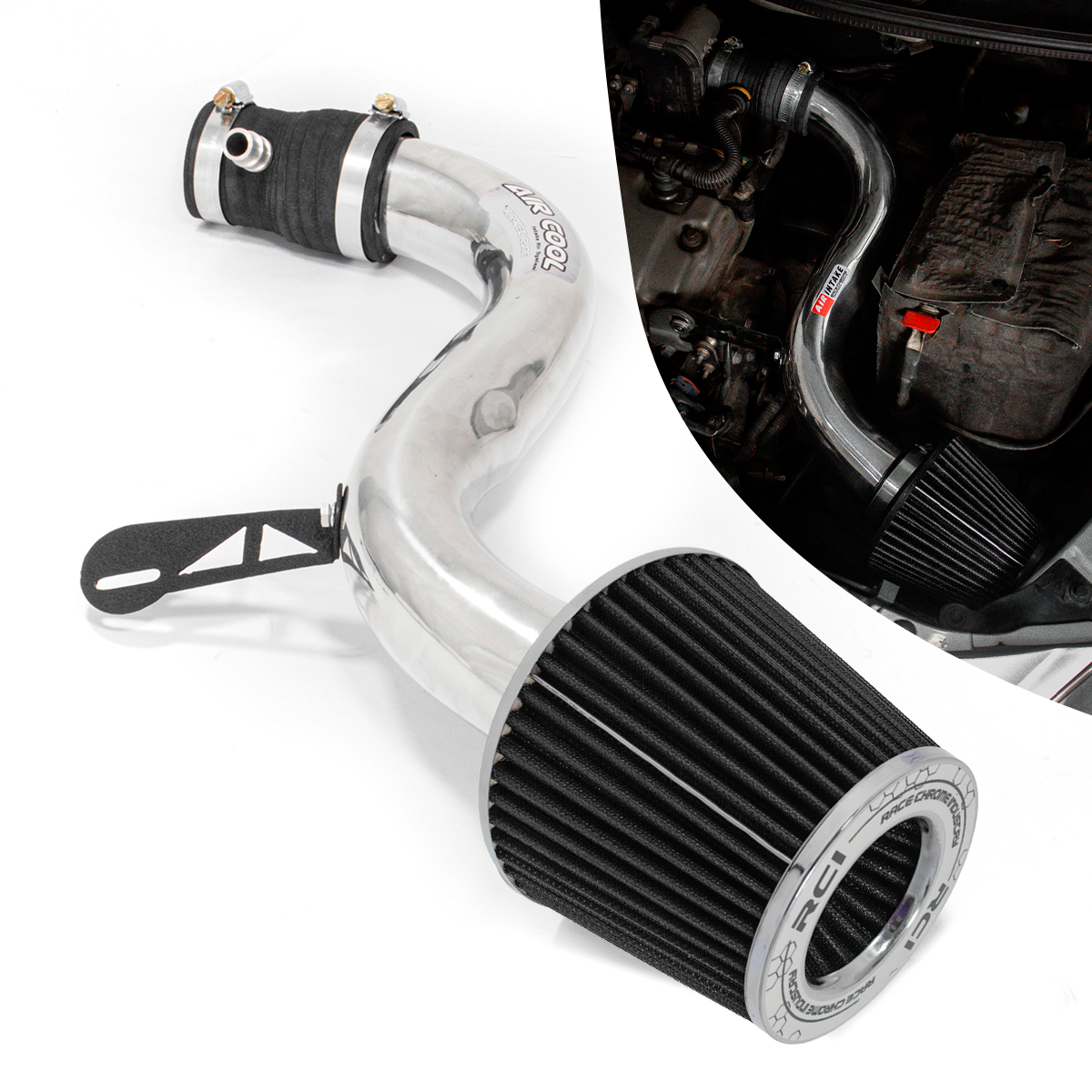 RC216 - KIT INTAKE PEUGEOT 207 1.4 8V 2009 EM DIANTE / 206 1.4 8v 2008 - Imagem 3