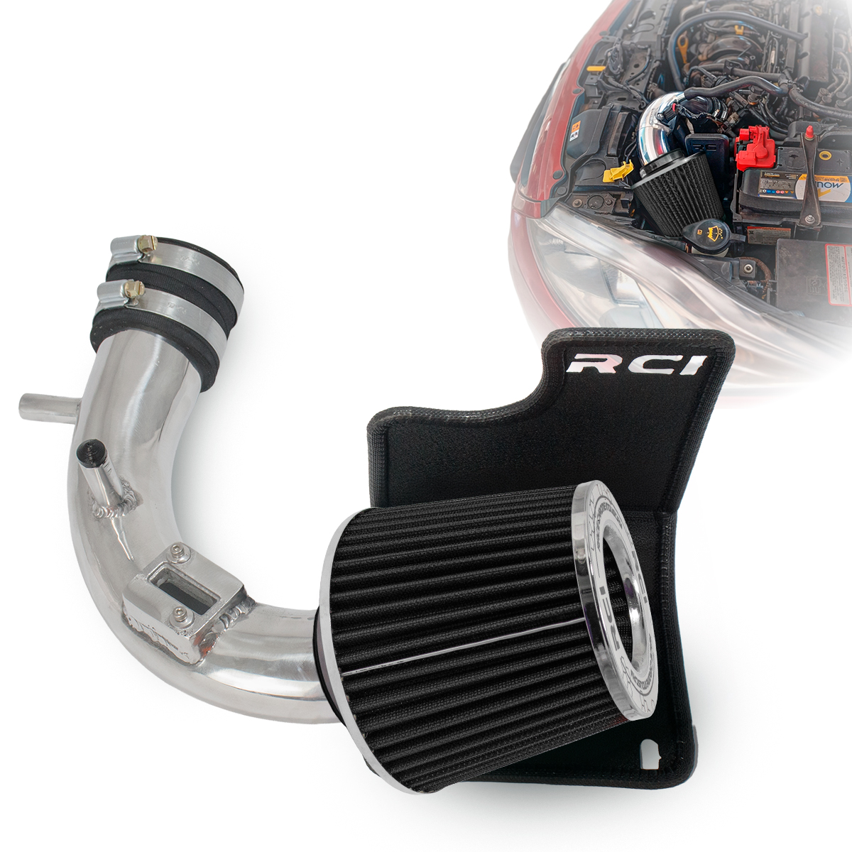 RCI12 - KIT INTAKE SHORT RAM PARA NEW FIESTA 1.6 16V SIGMA 2011/2012 AIR BOX - Imagem 2