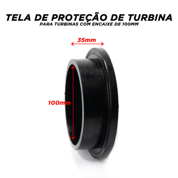 RC011 - TELA PROTETORA (TAMPÃO) ENCAIXE 100MM - Imagem 2