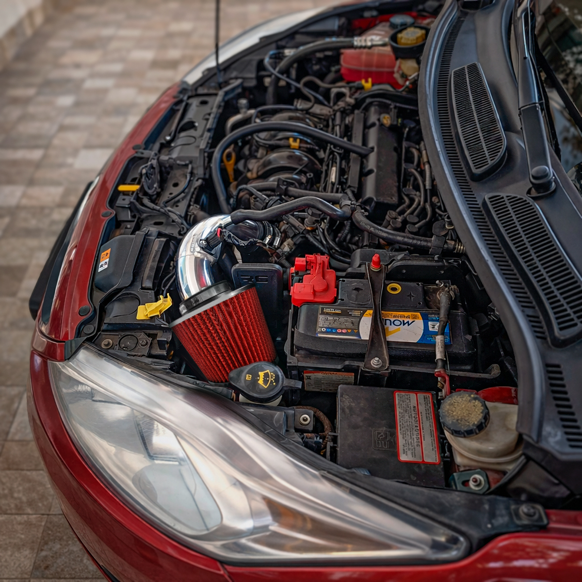 RCI12 - KIT INTAKE SHORT RAM PARA NEW FIESTA 1.6 16V SIGMA 2011/2012 AIR BOX - Imagem 11