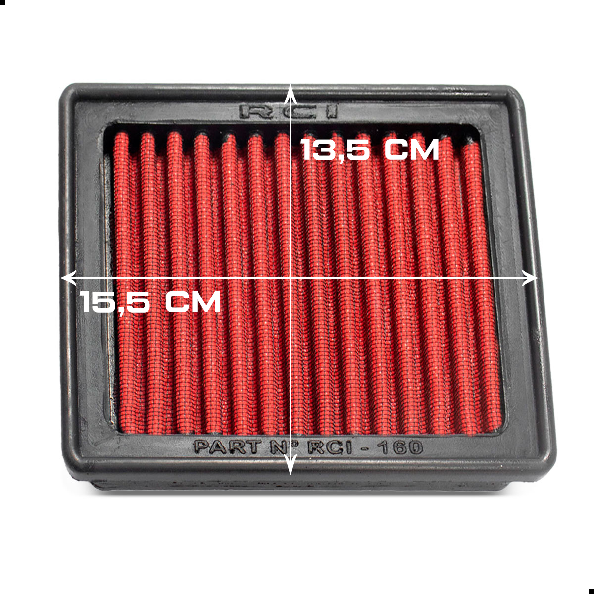 RCI160 FILTRO ESPORTIVO INBOX HONDA FIT 1.5 2003 A 2008 - Imagem 2
