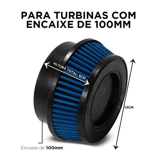 RC017 FILTRO TELA PROTETORA PARA TURBINA ENCAIXE 100MM - Imagem 5