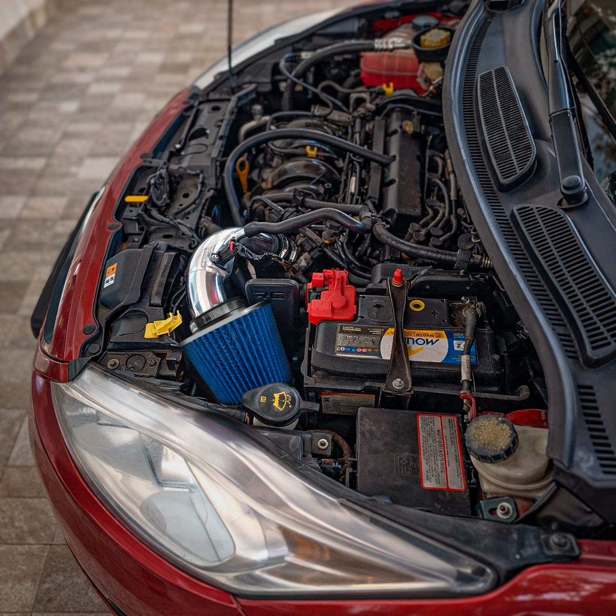 RCI12 - KIT INTAKE SHORT RAM PARA NEW FIESTA 1.6 16V SIGMA 2011/2012 AIR BOX - Imagem 13