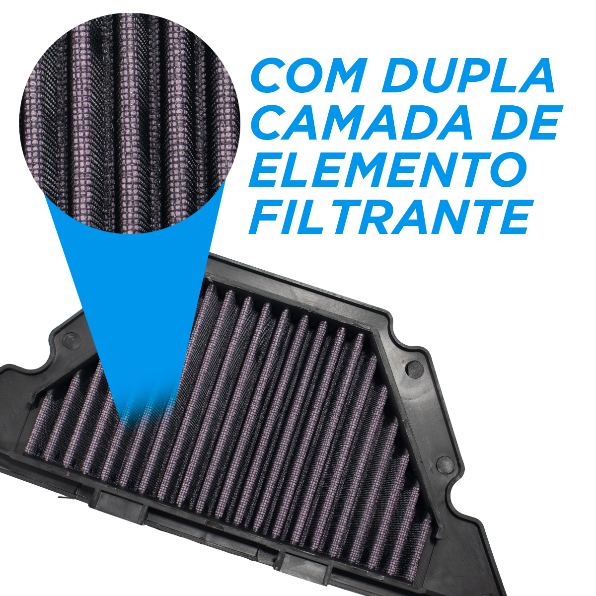 RCI26 FILTRO DE AR INBOX YAMAHA XJ6 TODAS - Imagem 3