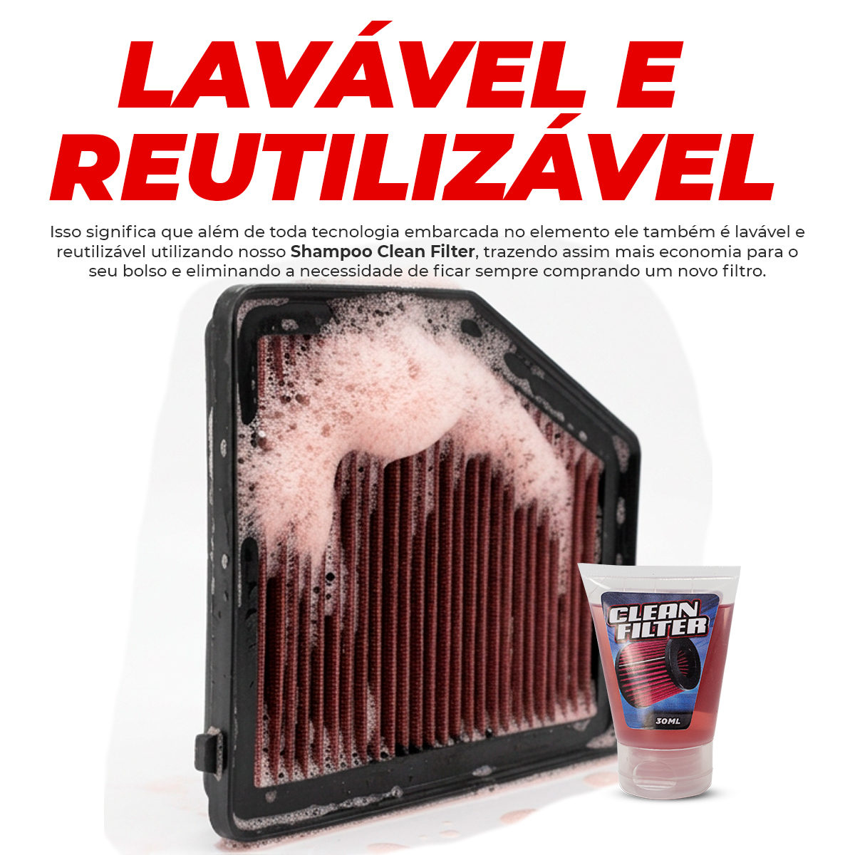 RCI122 FILTRO ESPORTIVO INBOX NEW CIVIC 1.8 16V 2012 A 2016 - Imagem 5