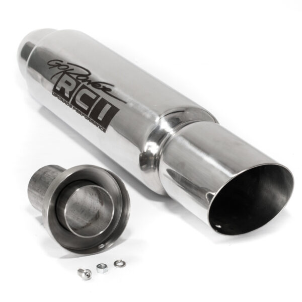 RC492 ABAFADOR ESPORTIVO INOX PRO-SERIES 4" PONTEIRA CHANFRADA 3"1/2 ENCAIXE 2.5" e 3" - Imagem 5