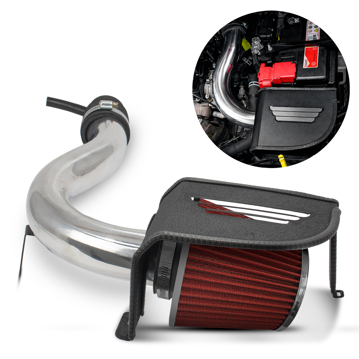 RC346 – KIT INTAKE AIR BOX FORD KA 1.0 2014 EM DIANTE