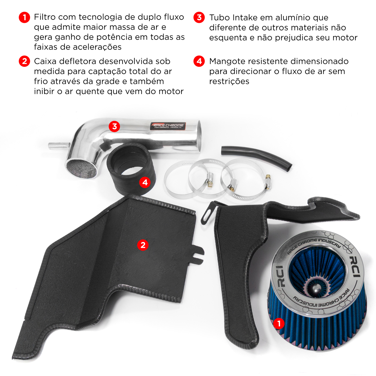 RC475 - KIT INTAKE AIR BOX HB20 1.0 12V 2013 EM DIANTE - Imagem 10