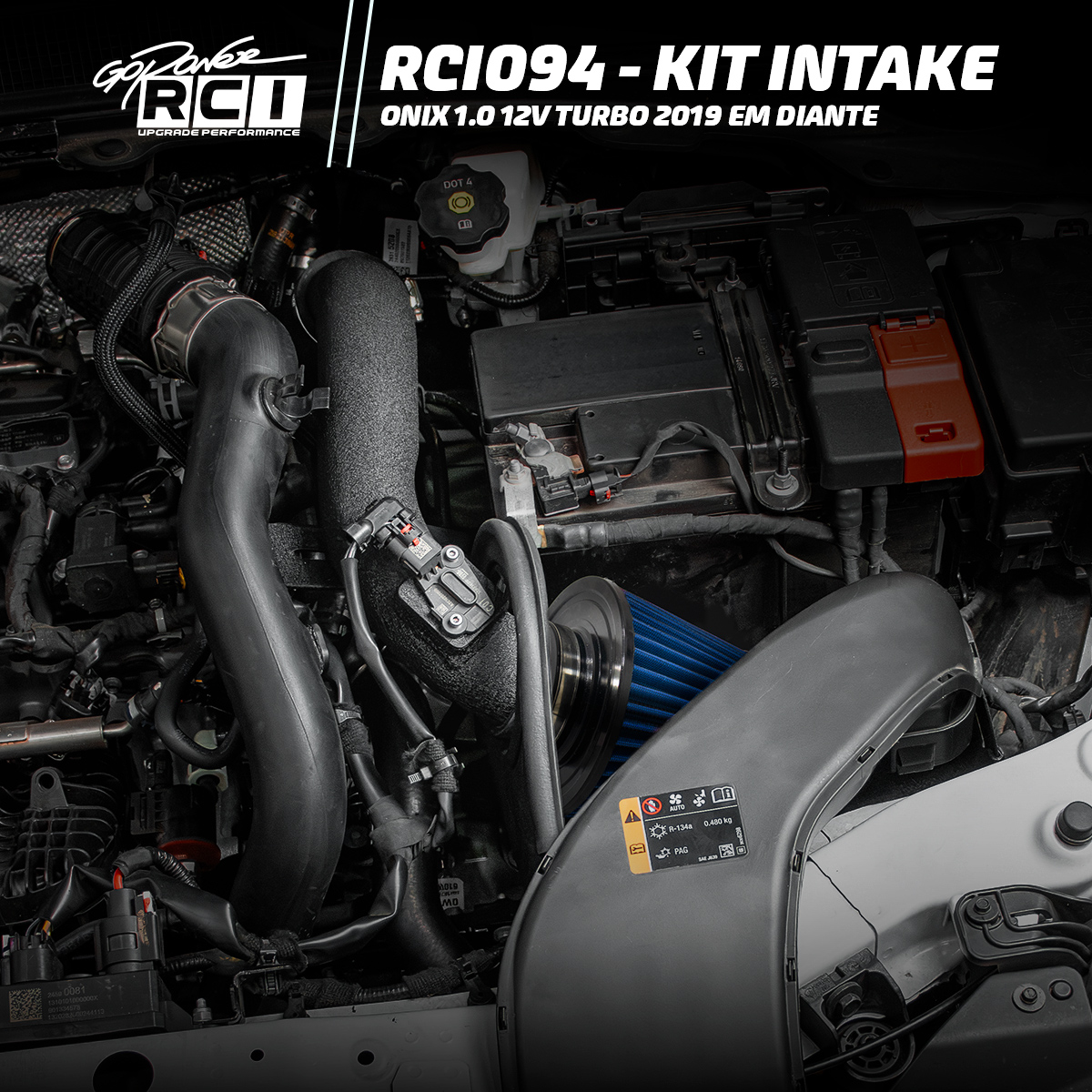 RCI094 - KIT INTAKE ONIX 1.0 12V TURBO 2019 EM DIANTE - Imagem 10