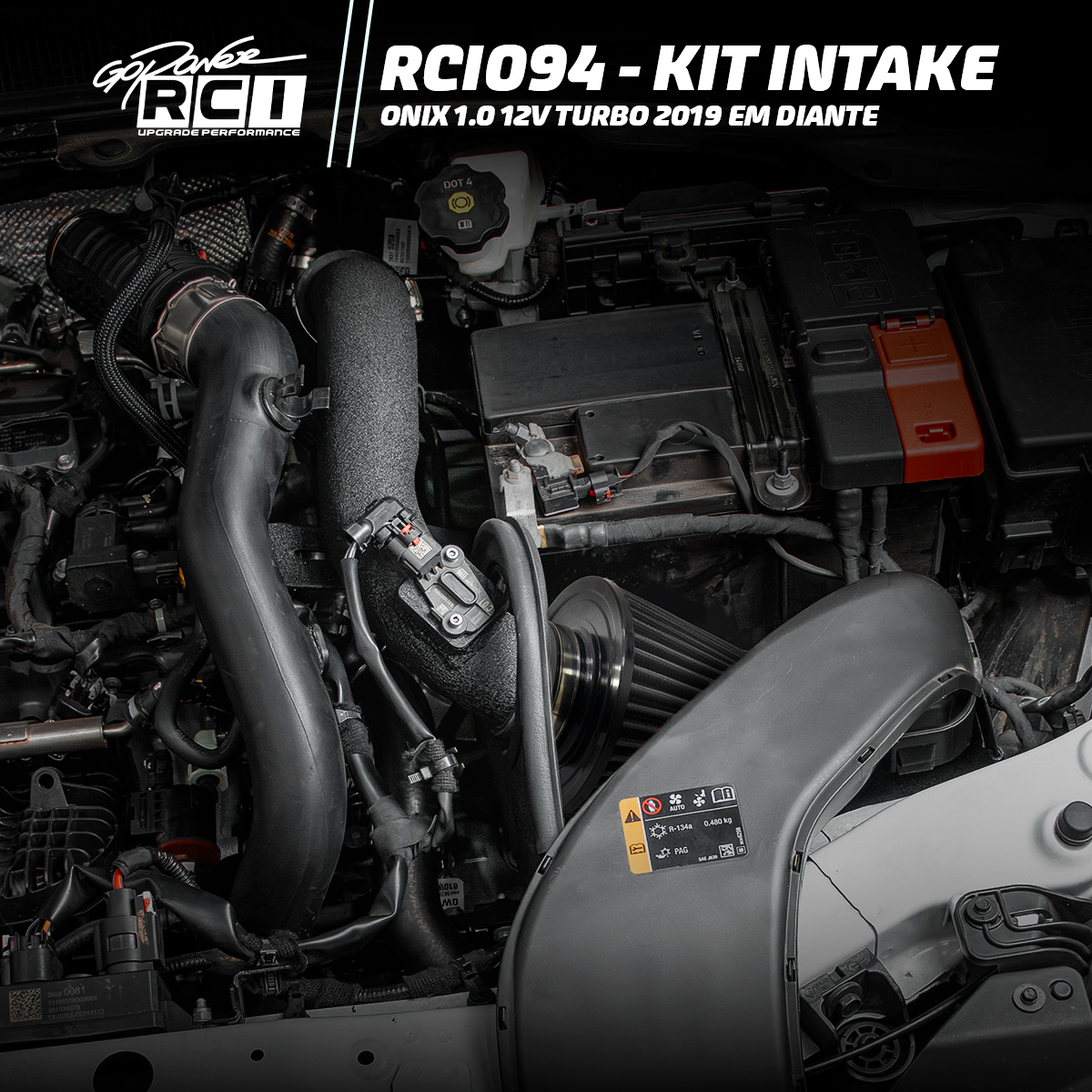 RCI094 - KIT INTAKE ONIX 1.0 12V TURBO 2019 EM DIANTE - Imagem 11