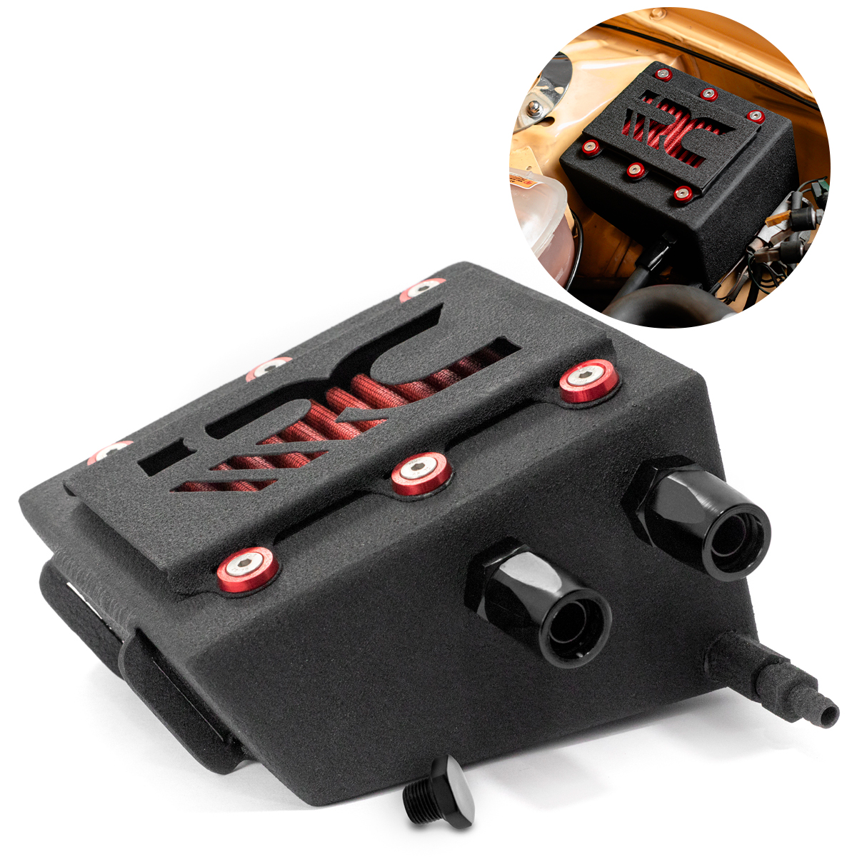 RC143 RESERVATÓRIO DE ÓLEO PRETO PARA GOL G1 1987 A 1995