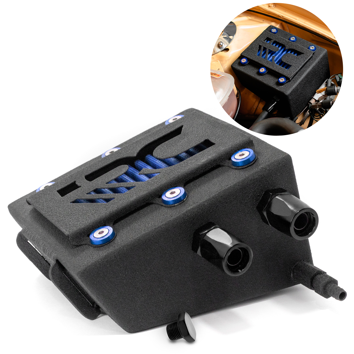 RC143 RESERVATÓRIO DE ÓLEO PRETO PARA GOL G1 1987 A 1995 - Imagem 2