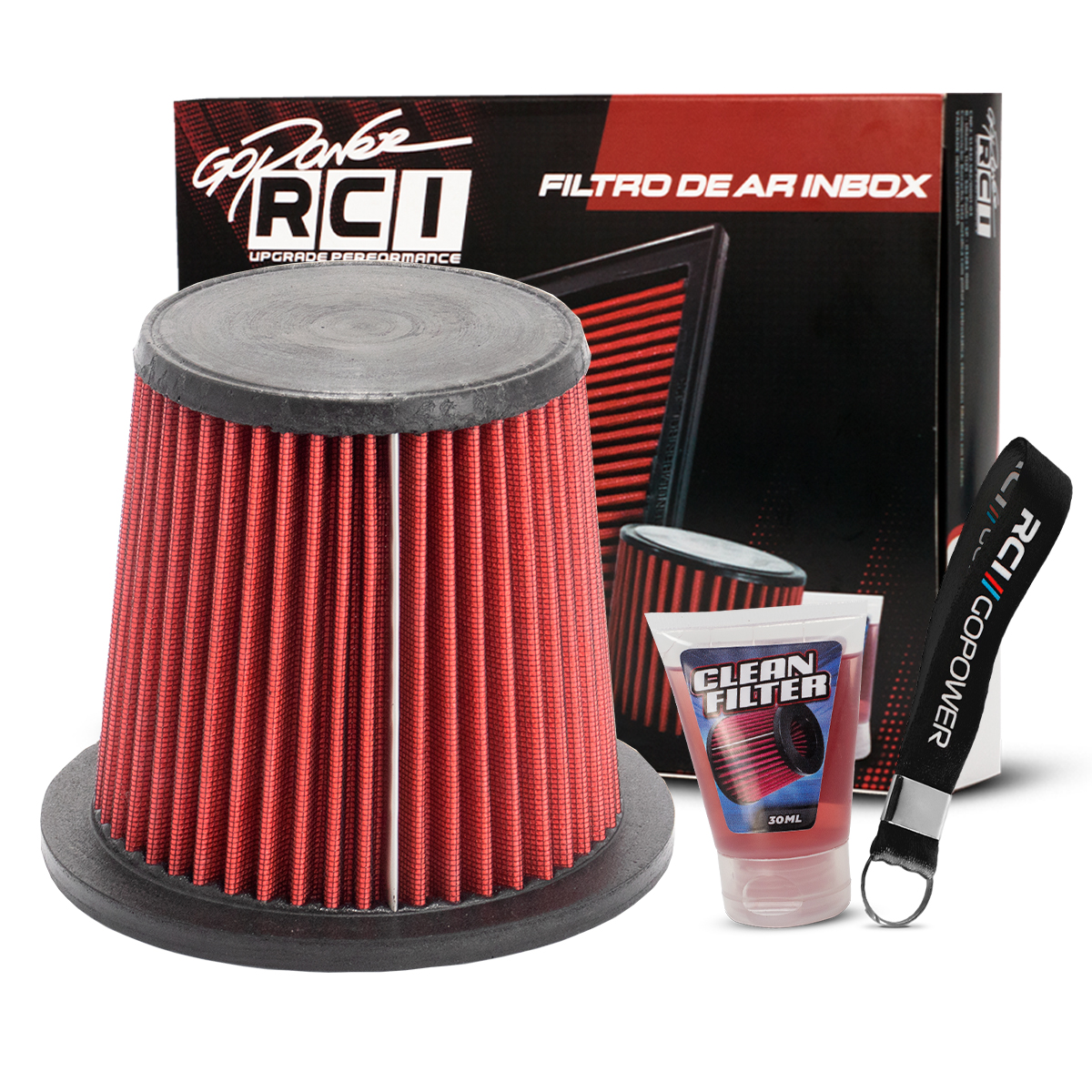 RCI189 FILTRO ESPORTIVO INBOX EXPLORER 4.0 V6 (SPORT / XL / XLT)  1995 à 1996 / RANGER 2.3 16V / 3.0 V6 / 4.0 V6  (XL / XLS / CD / CS) 1995 A 1997