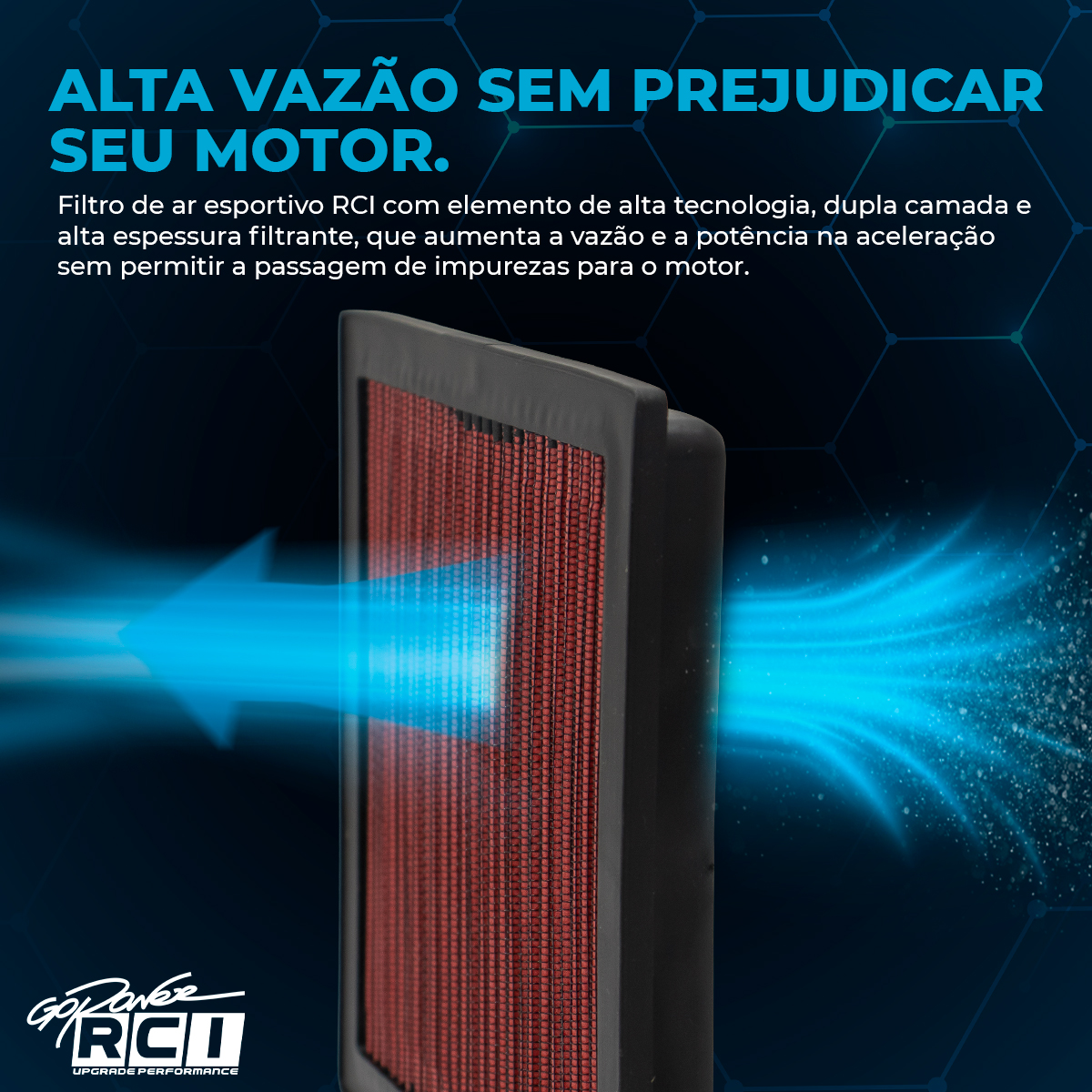 RCI188 FILTRO ESPORTIVO INBOX TORO 1.8 16V EVO FLEX 2016/2021 - TORO 2.0 16V TURBO DIESEL 2016/2021 - TORO 2.4 16V MULTAIR FLEX 2017/2021 - RENEGADE 1.8 16V EVO FLEX 2016/2021 - RENEGADE 2.0 16V TURBO DIESEL 2016/2021 - COMPASS 2.0 16V FLEX 2017/2021 - COMPASS 2.0 16V TURBO DIESEL 2017/2021 - Imagem 3