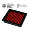 RCI54 - FILTRO DE AR INBOX - NXR BROS 125/150/160 2003 Á 2024 / CG FAN 125 2009 A 2013 / CG FAN 150 2011 A 2013 / CG TITAN 150 2009 A 2013 / POP 100/110i 2007 EM DIANTE / XRE 190 2016 Á 2024 - Image 5