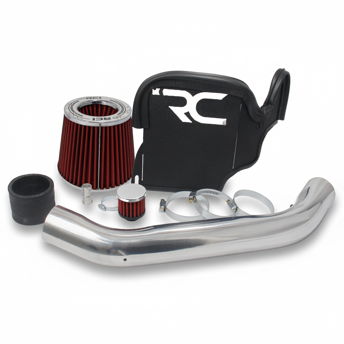 RCI07 KIT INTAKE SHORT RAM CIVIC 1.6 16V 1996 A 1998 COLETOR ADMISSÃO ALUMÍNIO (HORIZONTAL) - Imagem 10