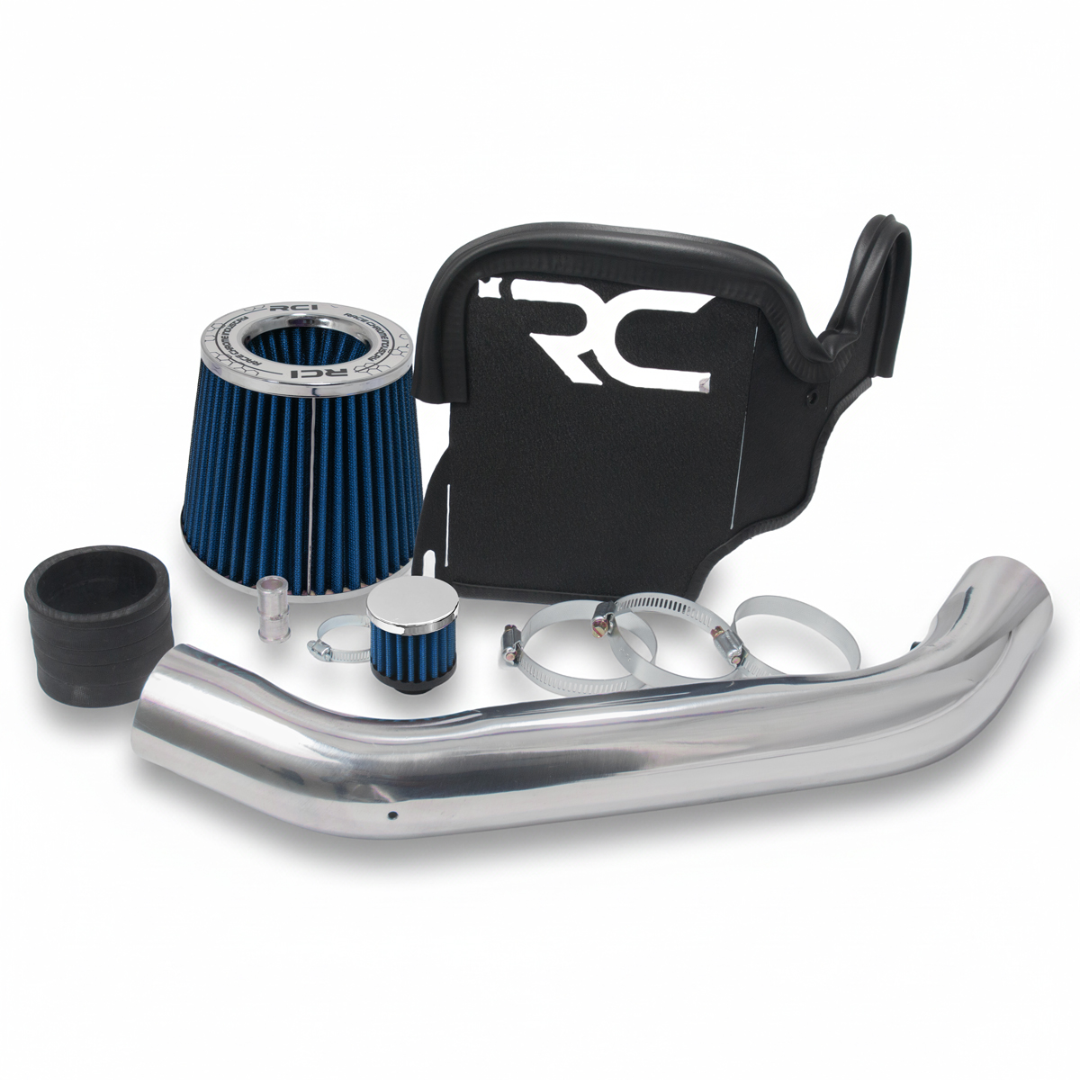 RCI07 KIT INTAKE SHORT RAM CIVIC 1.6 16V 1996 A 1998 COLETOR ADMISSÃO ALUMÍNIO (HORIZONTAL) - Imagem 12