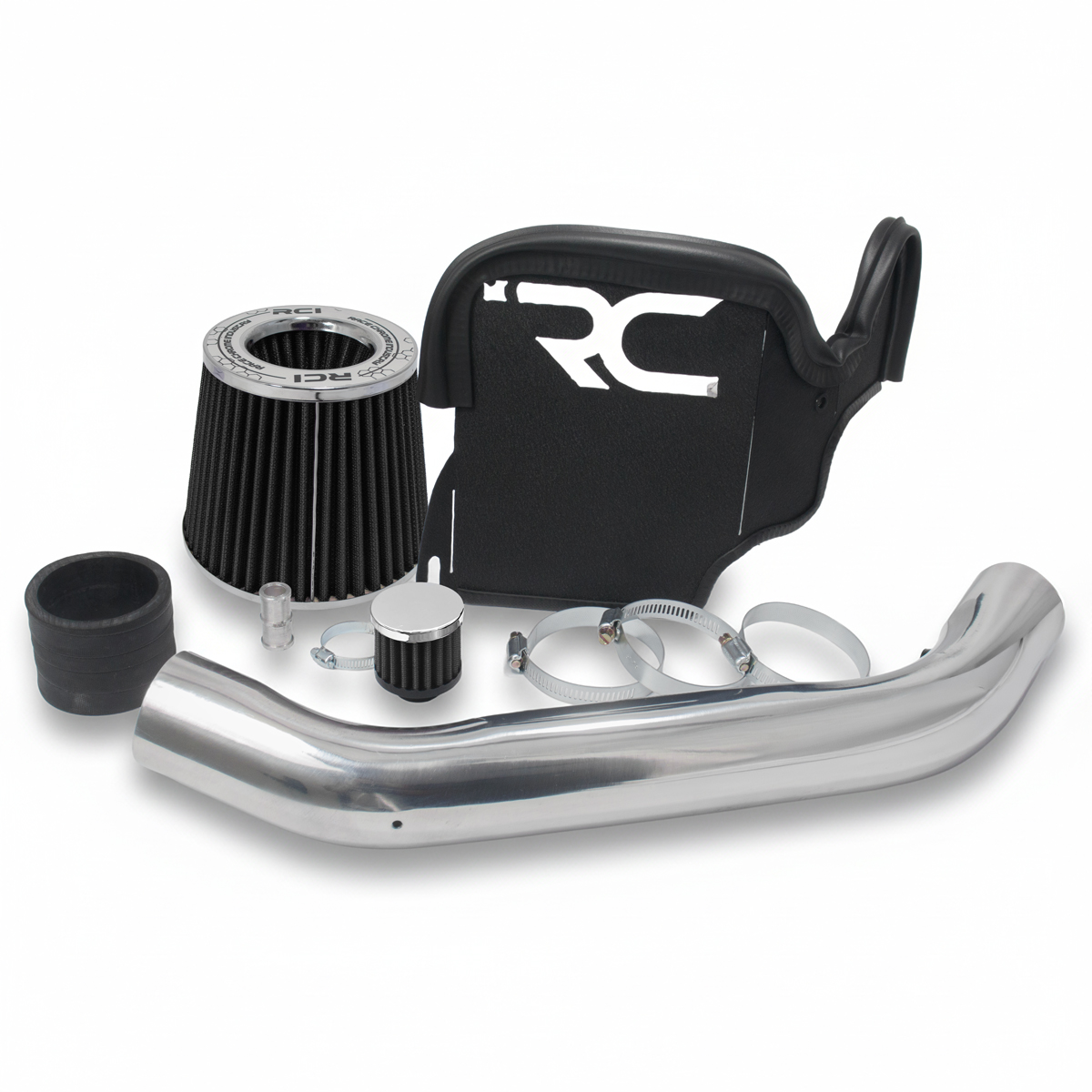 RCI07 KIT INTAKE SHORT RAM CIVIC 1.6 16V 1996 A 1998 COLETOR ADMISSÃO ALUMÍNIO (HORIZONTAL) - Imagem 11