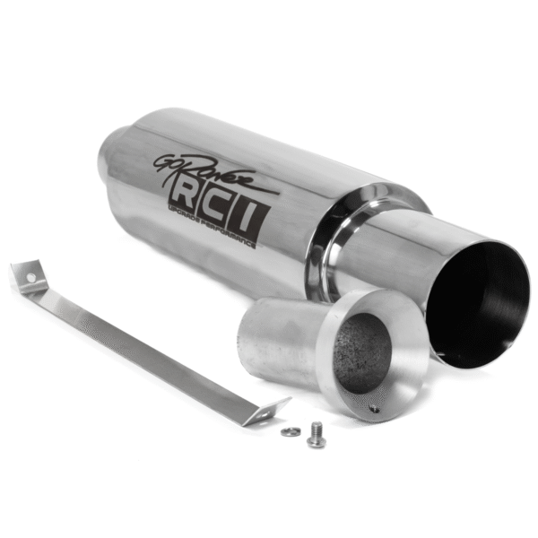 RC490 - ABAFADOR ESPORTIVO CORPO 4" / COMPRIMENTO 420MM / INTERNO 2"½ / PONTEIRA ACABAMENTO RETO 3" / ENCAIXE 2"½ - 2" - Imagem 4