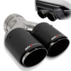 RCI220 - PONTEIRA DUPLA CARBONO LADO DIREITO 3" - ENCAIXE 2"½ - 3"