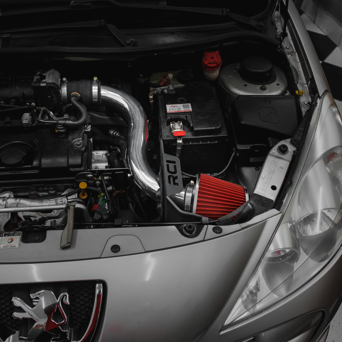 RC550 - KIT INTAKE AIR BOX PEUGEOT 207 1.4 8V 2009 EM DIANTE - Imagem 5