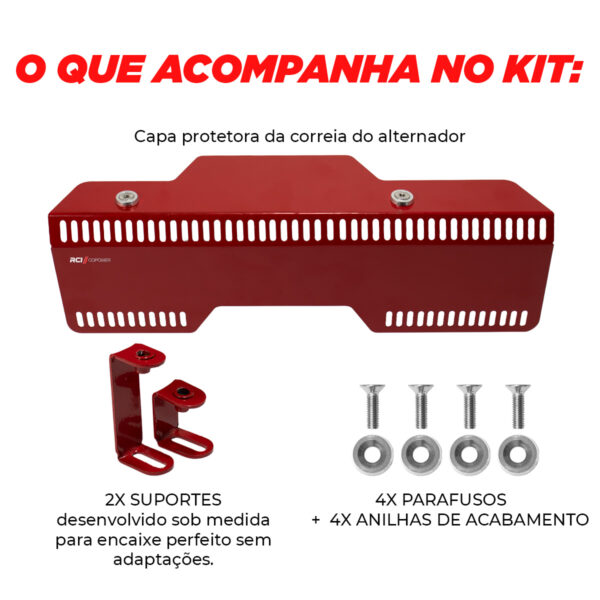RCI810 - CAPA PROTETOR CORREIA ALTERNADOR SUBARU WRX / STI / IMPREZA - Imagem 6