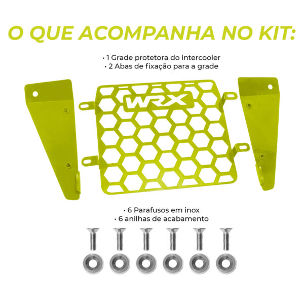 RCI813 - GRADE COLMEIA PROTETORA INTERCOLLER SUBARU WRX 2002 A 2014 - Imagem 5