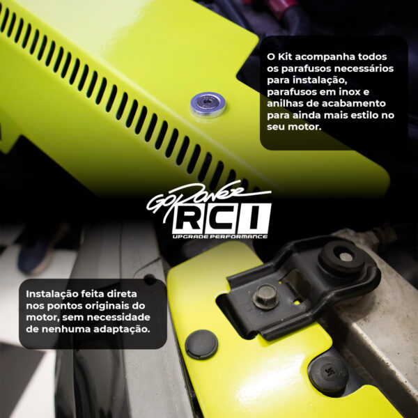 RCI815 - KIT COMPLETO PROTETOR SUBARU IMPREZA WRX STI 2002 A 2014 (PROTETOR ALTENADOR, PARALAMA, RADIADOR, INTERCOLLER, RESERVATORIO DE FREIO) - Imagem 7