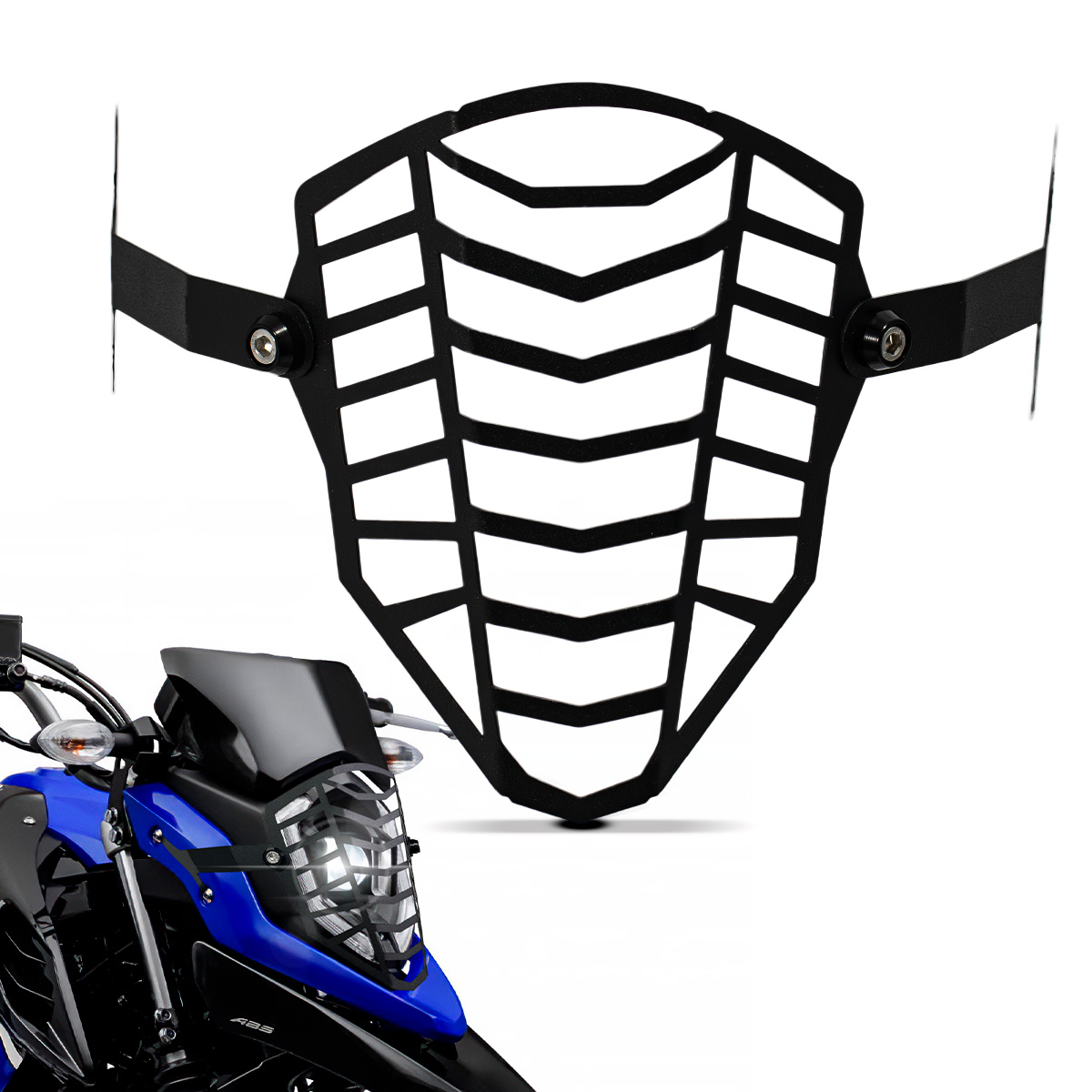 RCI613PT – PROTETOR DE FAROL CROSSER FRISADO 2016 A 2023