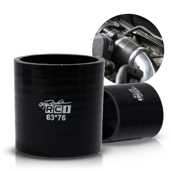 RCI63X76 - MANGOTE SILICONE RETO 2.5" X 76 - 63MM ENCAIXE - 76MM COMPRIMENTO