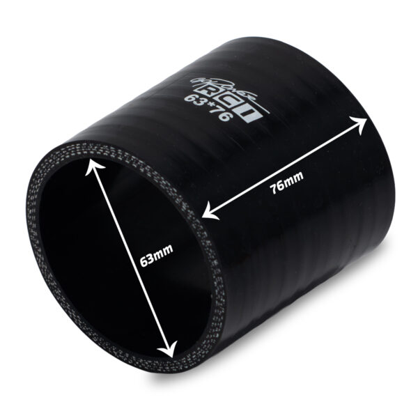 RCI63X76 - MANGOTE SILICONE RETO 2.5" X 76 - 63MM ENCAIXE - 76MM COMPRIMENTO - Imagem 2