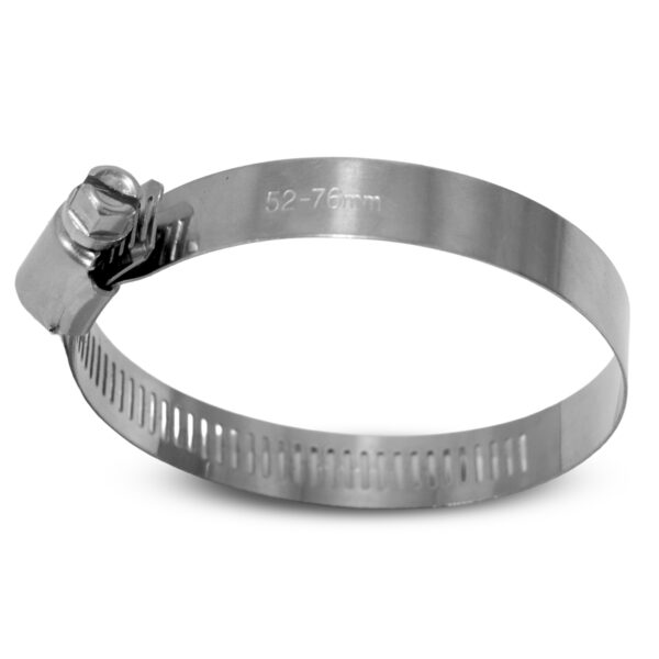 RCI52X76A - ABRAÇADEIRA INOX ENCAIXE DE 52MM Á 76MM LARGURA 10MM - Imagem 4