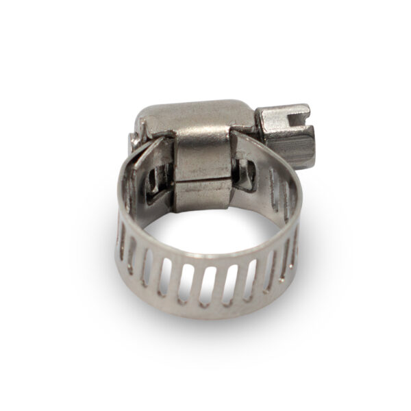 RCI8X12A - ABRAÇADEIRA INOX ENCAIXE DE 8MM A 12MM LARGURA 8MM - Imagem 2