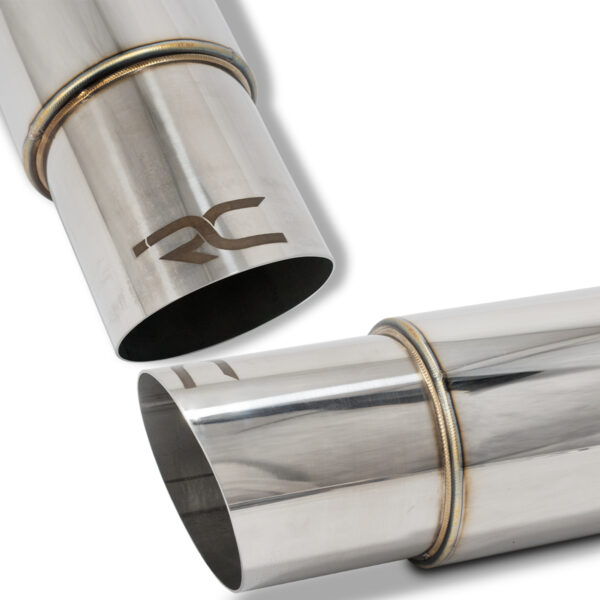 RC493 - ABAFADOR ESPORTIVO INOX - CORPO 4″ / INTERNO 2″ / PONTEIRA ACABAMENTO CHANFRADO 3″½ / ENCAIXE 2″ - Imagem 4
