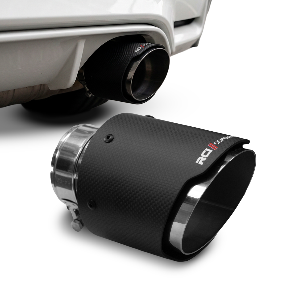 RCI226 – PONTEIRA CARBONO 4″ – ENCAIXE 2,5 POL