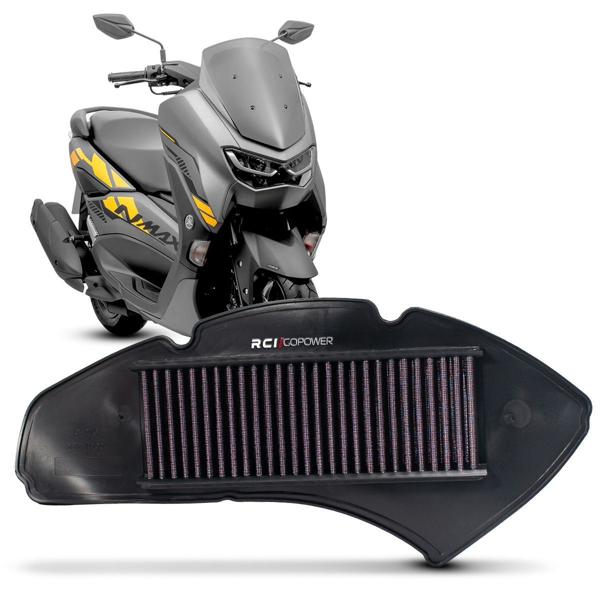 RCI79 – FILTRO DE AR INBOX YAMAHA NMAX 125 / 155 / 160 2016 A 2020