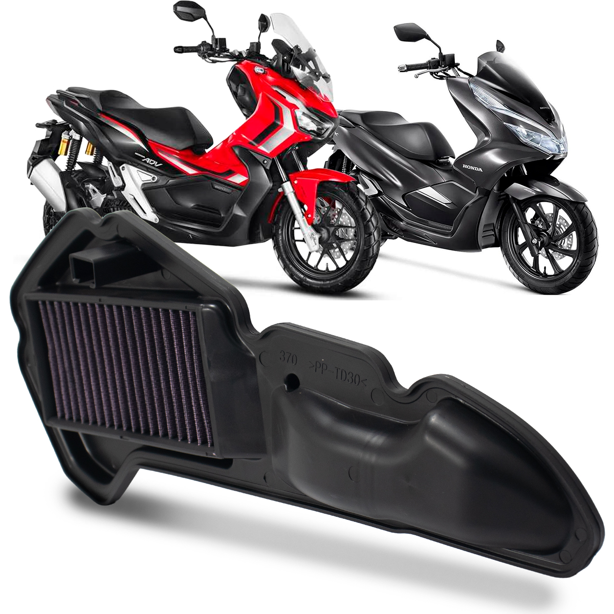 RCI75 – FILTRO DE AR INBOX HONDA ADV150 2021 A 2024 / PCX150 2019 A 2022