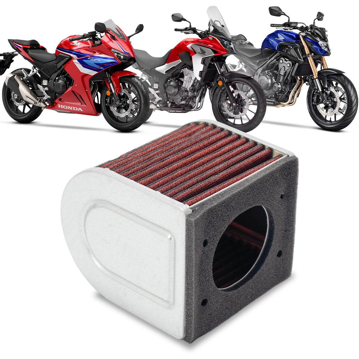 RCI68 – FILTRO DE AR INBOX HONDA CB500F/CB500X/CBR500R 2020 EM DIANTE