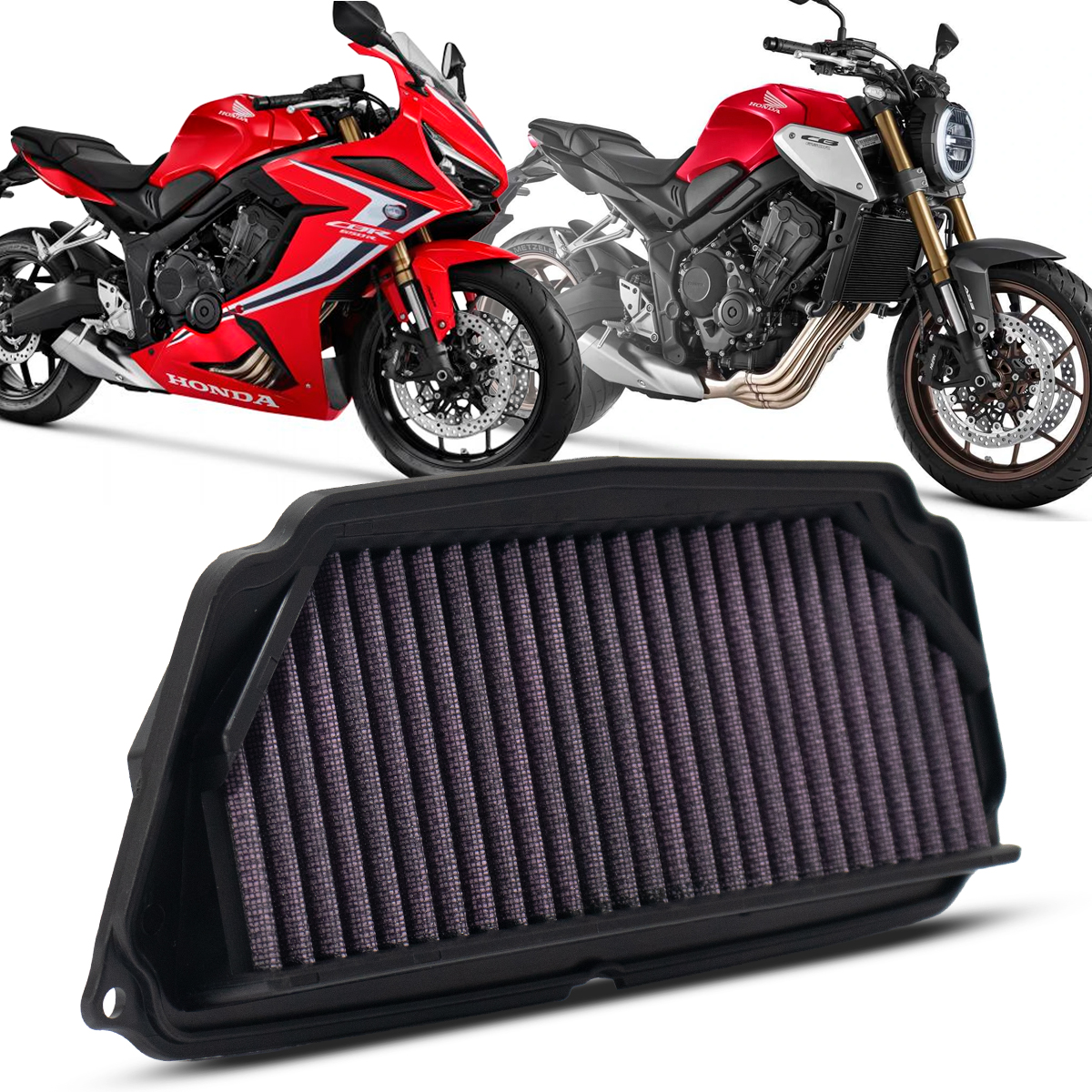 RCI67 – FILTRO DE AR INBOX HONDA CBR650R 2020 EM DIANTE / CB650R 2020 EM DIANTE