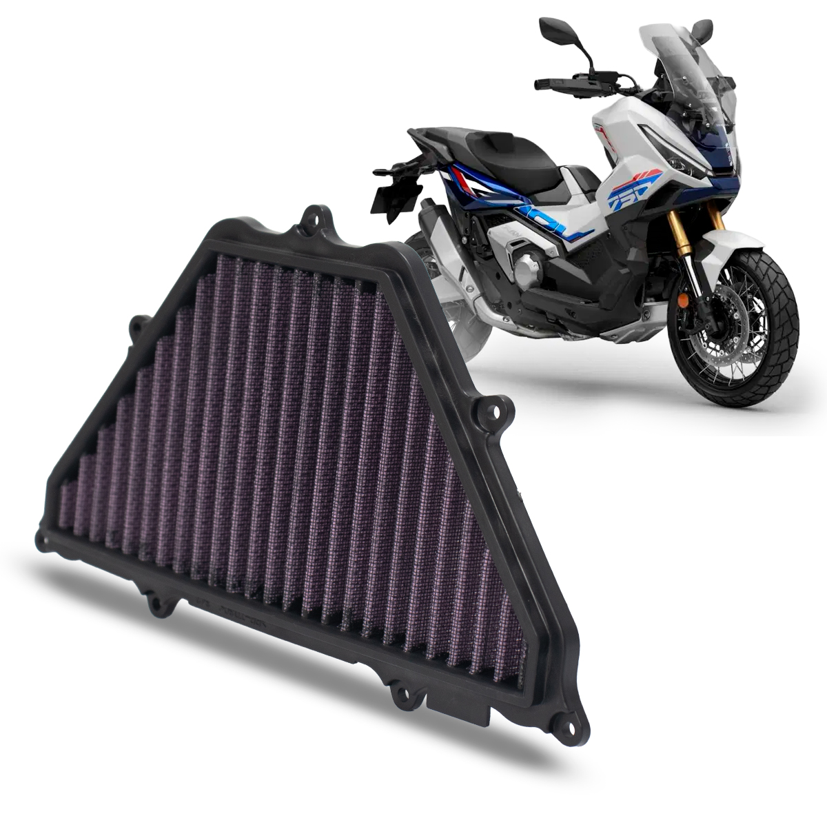 RCI73 – FILTRO DE AR INBOX HONDA X-ADV 750 2017 A 2021
