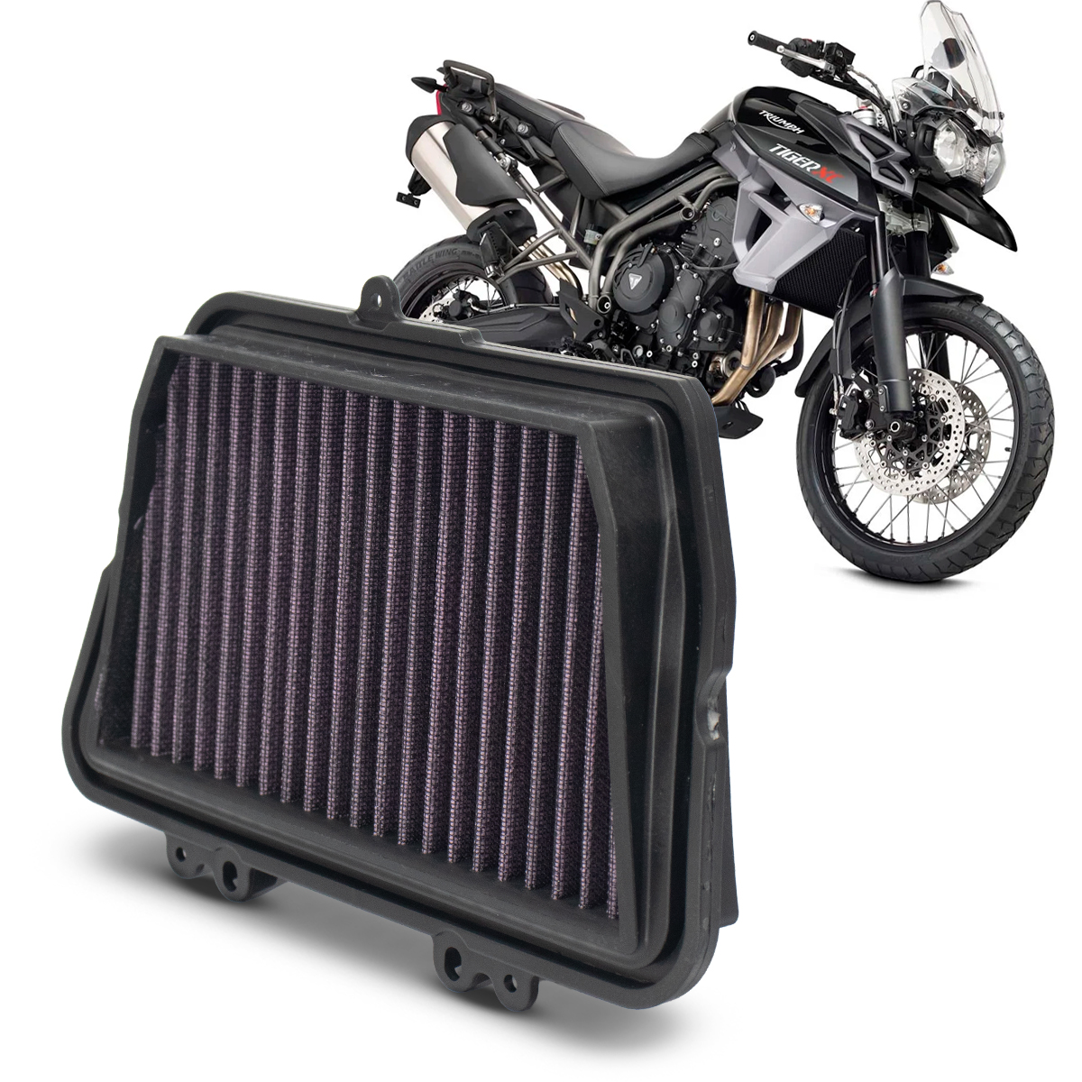 RCI90 – FILTRO DE AR INBOX TRIUMPH TIGER 800 XR/XRX/XRT/XC/XCX/XCA LOW E BS TODOS ANOS