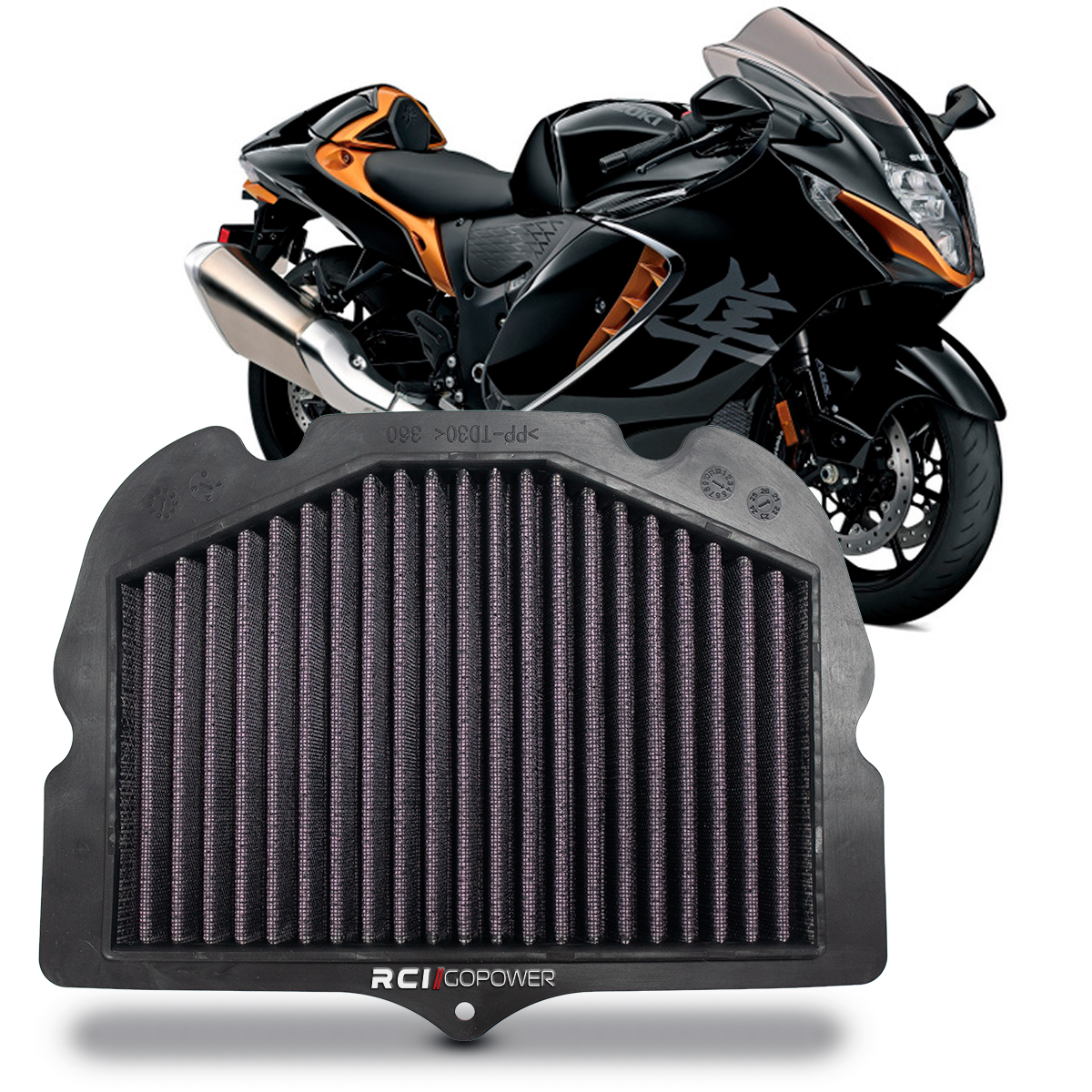 RCI85 – FILTRO DE AR INBOX SUZUKI HAYABUSA GSX1300R 2009 A 2022