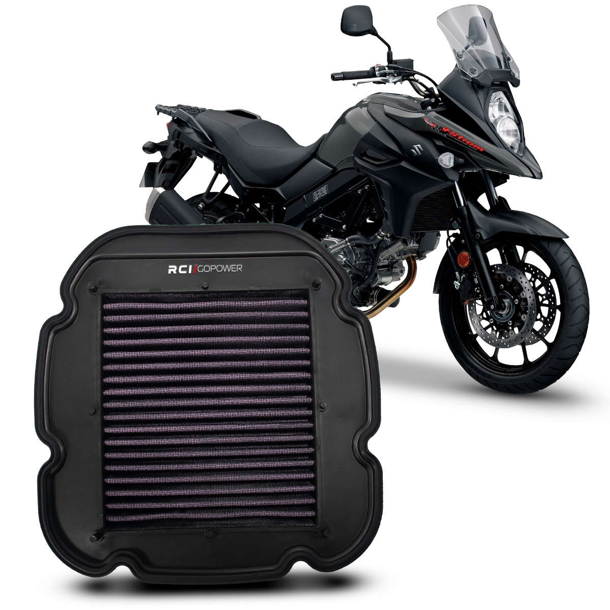 RCI84 – FILTRO DE AR INBOX SUZUKI V-STROM DL650/DL650XT TODOS ANOS / DL1000 / VSTROM 2003 A 2009