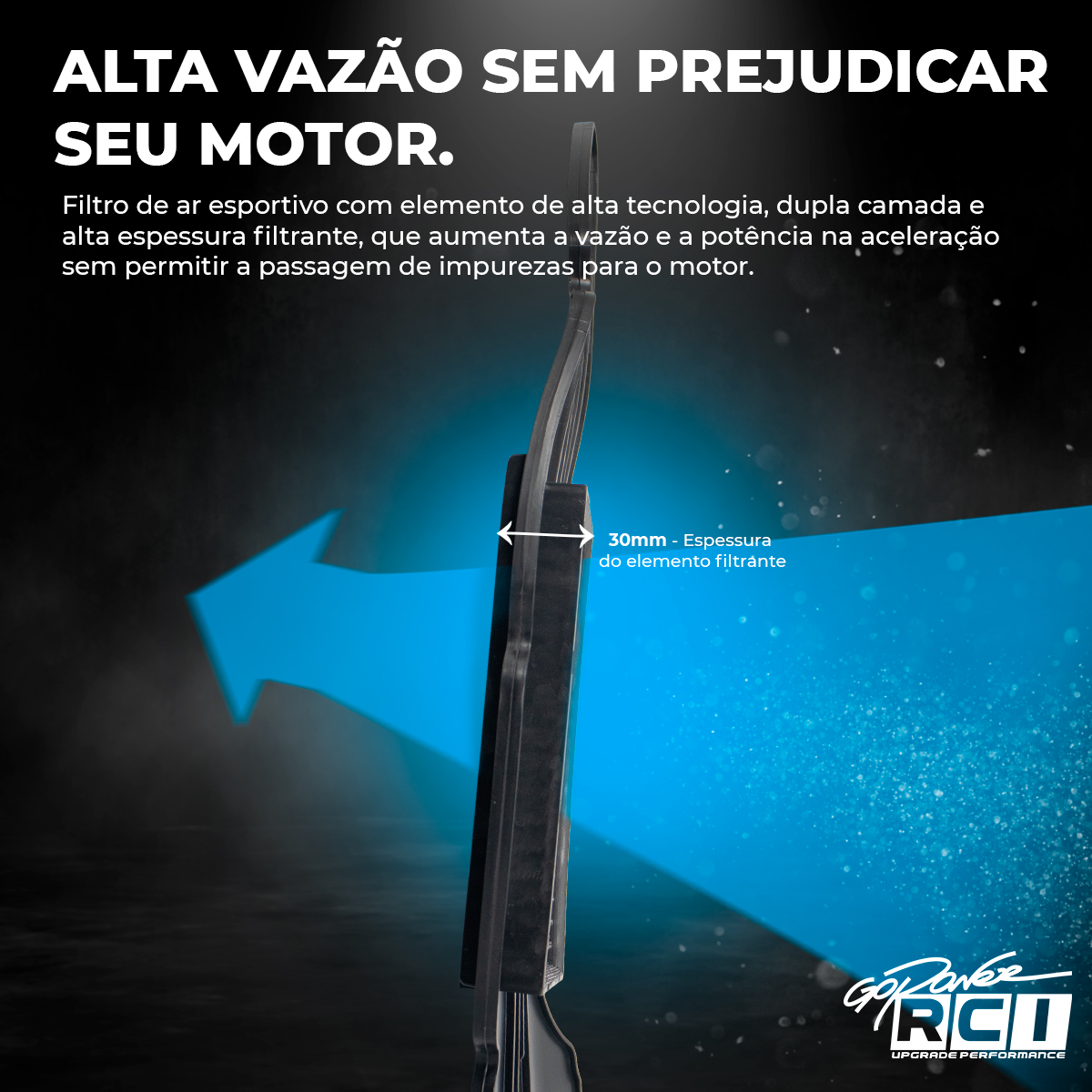 RCI80 - FILTRO DE AR INBOX YAMAHA NMAX 160 2021 EM DIANTE - Imagem 2